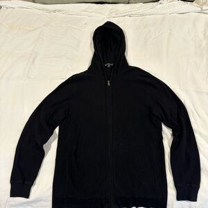 Men's Black Hooded Sweater